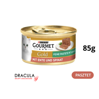 Gourmet Gold Pasztet kaczka ze szpinakiem 85g