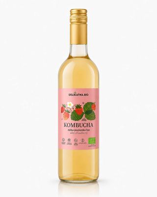Kombucha BIO Dzika Poziomka – Delikatna.BIO 750 m