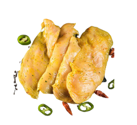 Escalope de Poulet Marinée en Tranches - 1kg