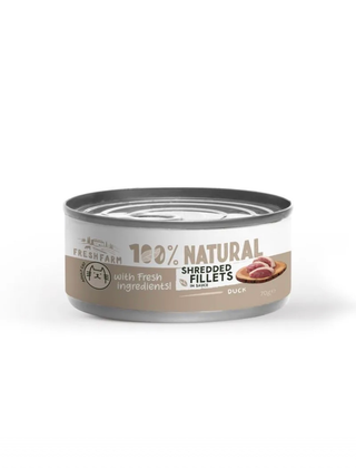 Conserva pentru pisici Fresh Farm Schredded Fillets cu rata 70 gr