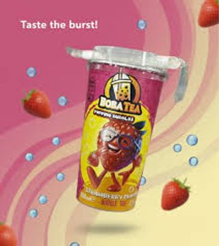 PAPPI BUBBLE TEA FRAISE 350ML