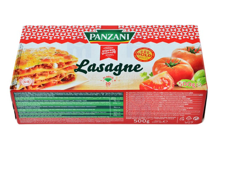 Panzani Pâtes Lasagne – 500 g