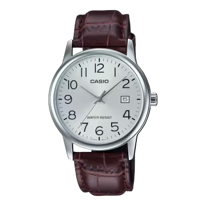 CASIO Silver Water-Resistant Watch