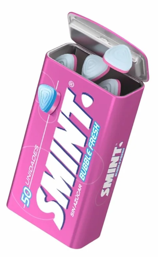 Smint Bubble Fresh Sans Sucre – 50 Unités