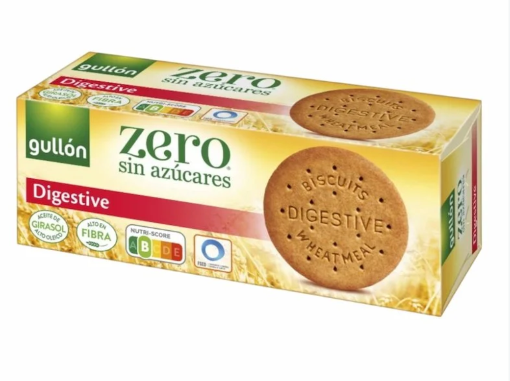 Gullón Zero Digestive Biscuits Sans Sucre – 400 g