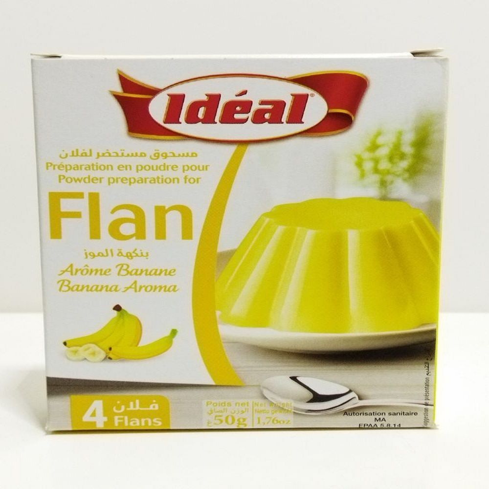 idéal flan banane