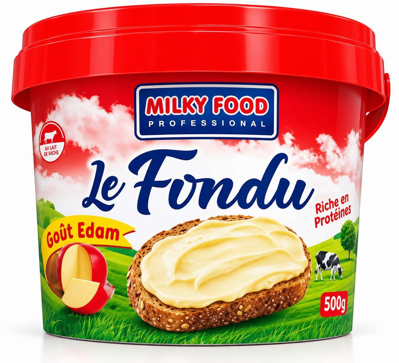 Milky Food Professional Le Fondu Goût Edam – 500 g