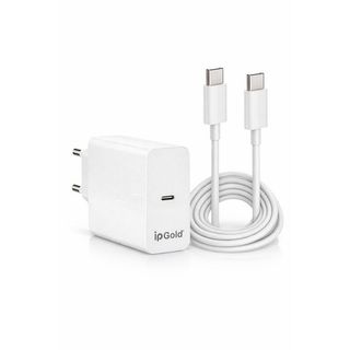 Chargeur Rapide 30W GaN USB-C PD avec Câble USB-C vers USB-C