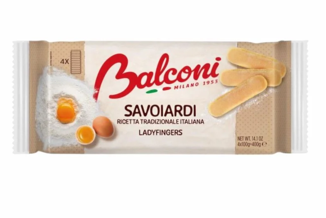 Balconi Savoiardi Biscuits à la Cuillère – 400 g (4 x 100 g)