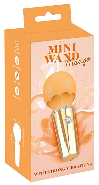 Mini Wand Mango Vibrador con cabezal flexible
