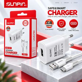 Chargeur SUNPIR ECG-01 3,1A avec Câble USB-C