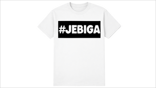 #JEBIGA bijela muška majica veličina XL