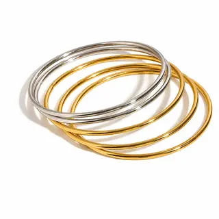Bracelet Semainier Bicolore d'Or et d'Argent BGN176-3