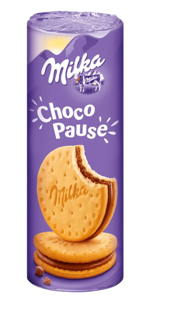 Milka Choco Pause Biscuits Fourrés au Chocolat