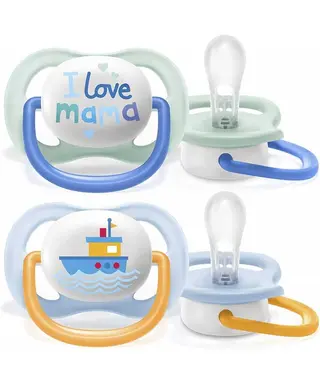 Avent Sucettes Ultra Air 0-6 mois, lot de 2