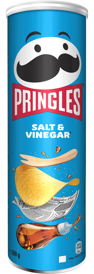 chips pringles salt and vinegar 165G