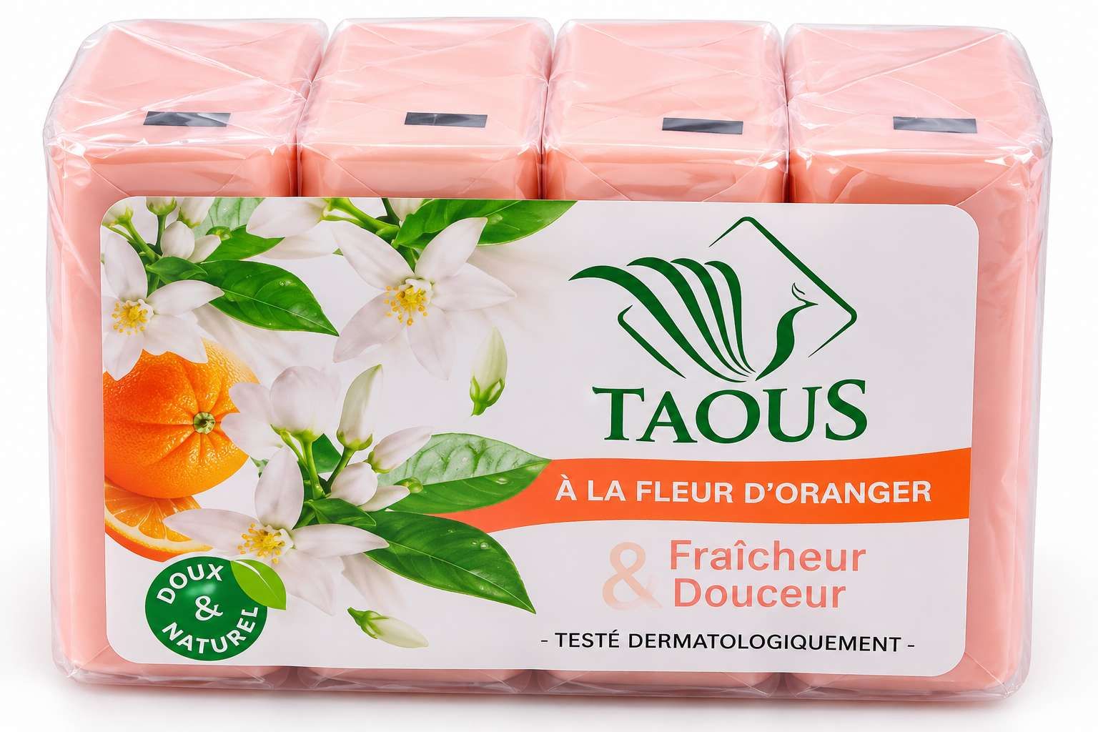 Taous Savon à la Fleur d'Oranger – Lot de 4