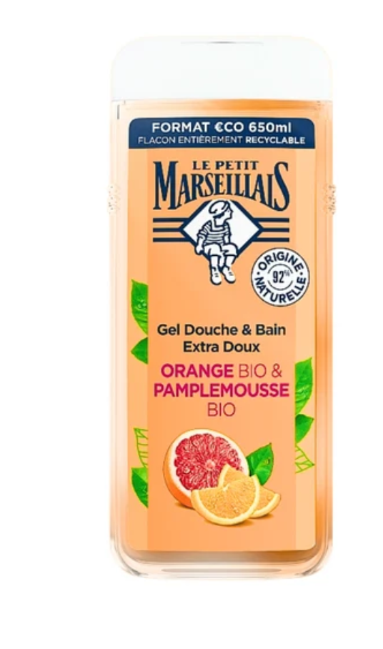 Le Petit Marseillais Orange Bio & Pamplemousse 650 ml
