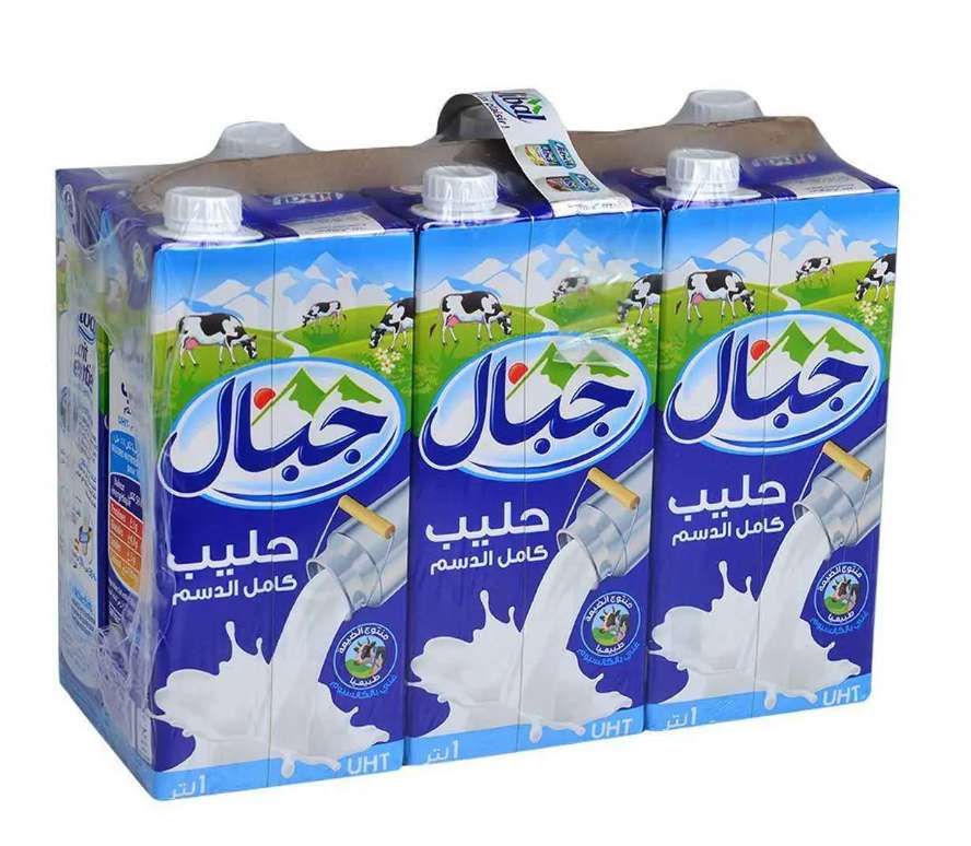 Jibal - Pack Lait UHT Entier 1L x6