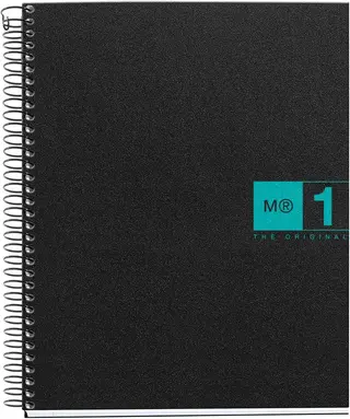 Cahier THE ORIGINAL 80 feuilles A5 - TURQUOISE