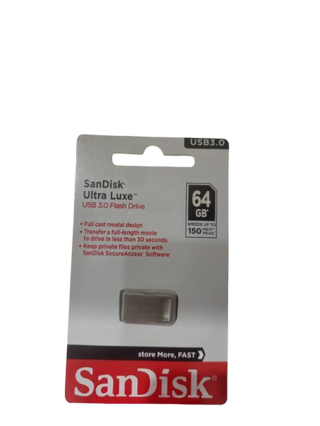 ფლეშ მეხსიერება-SanDisk Ultra Luxe USB 3.1 Flash Drive, 64GB