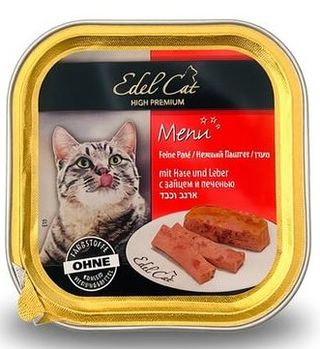 Edel Cat Paté lapin et foie 100g