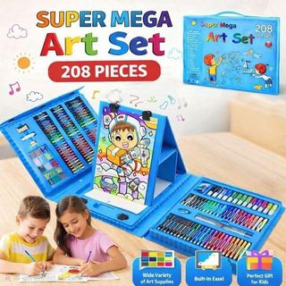 Valise Deluxe de Coloriage & Dessin 208 Pièces