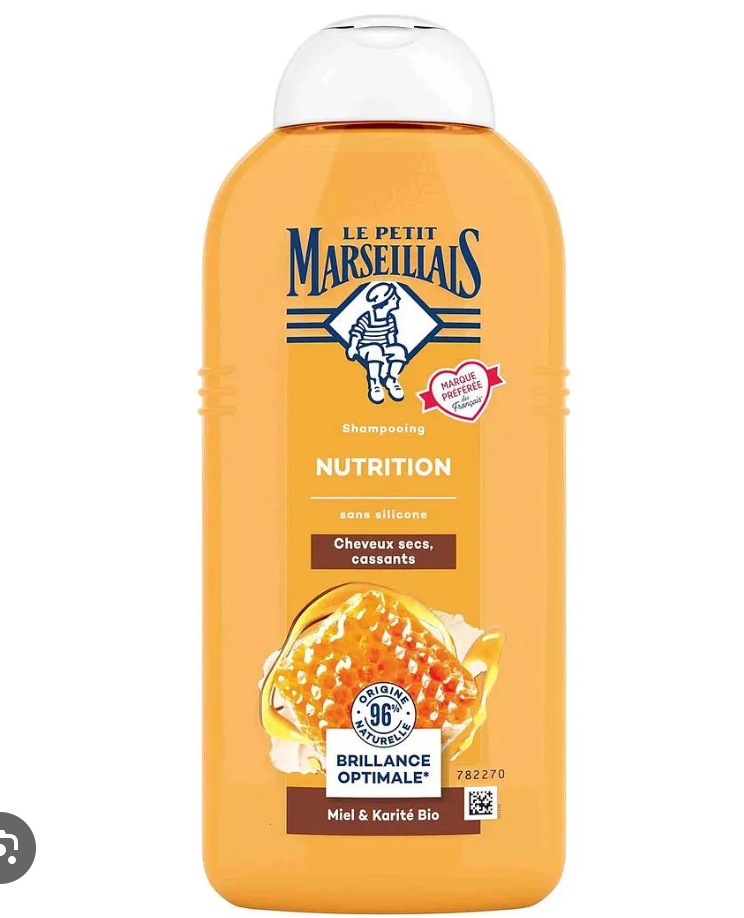 Le Petit Marseillais Shampooing Nutrition Miel & Karité Bio