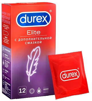 Durex Elite պահպանակներ, 12 հատ