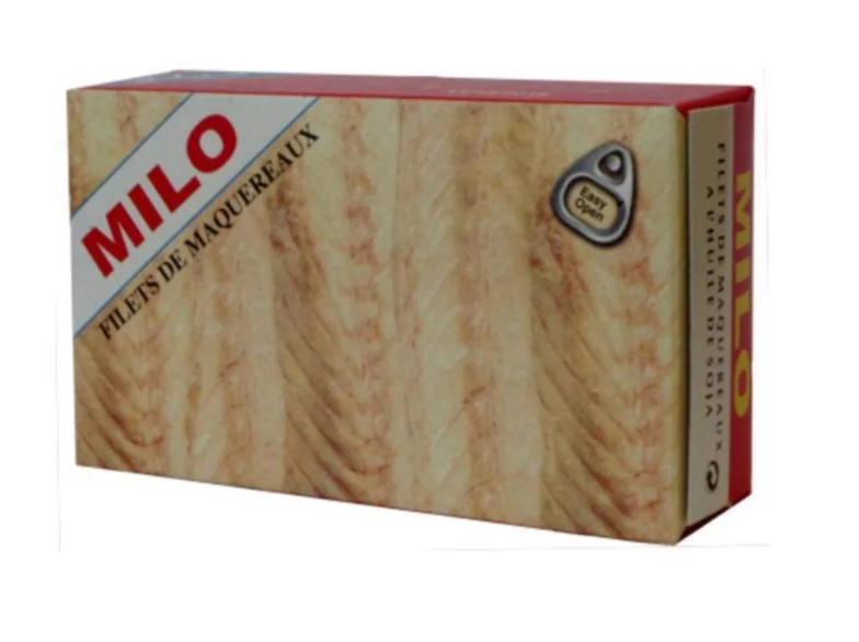 Milo Filets de Maquereaux à l'Huile de Soja – 125 g