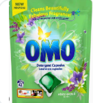 OMO capsules de lavage White Orchid & Mint 42 capsules