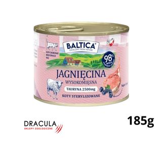 BALTICA Karma mokra dla kota – Jagnięcina 185g