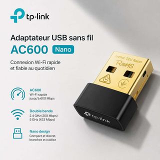 Adaptateur USB sans fil AC600 Nano