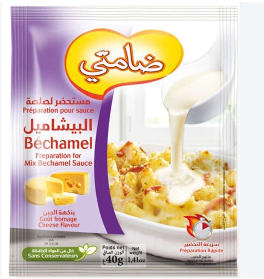 Damti Préparation pour Sauce Béchamel Goût Fromage – 40 g