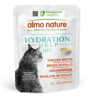 Almo HYDRATION HELP CATS, Chicken Broth with Chicken 50g