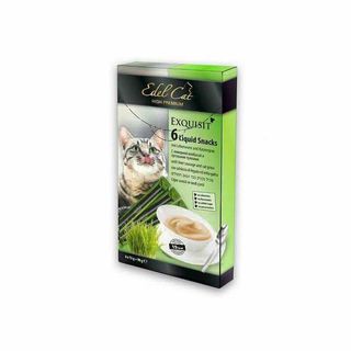 Edel Cat Liquid Snaks Foie et herbe a chat 6x15g