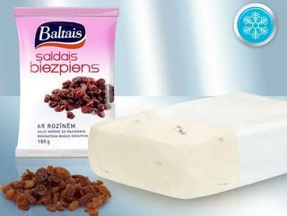 Queso cuajado con pasas, 180 g