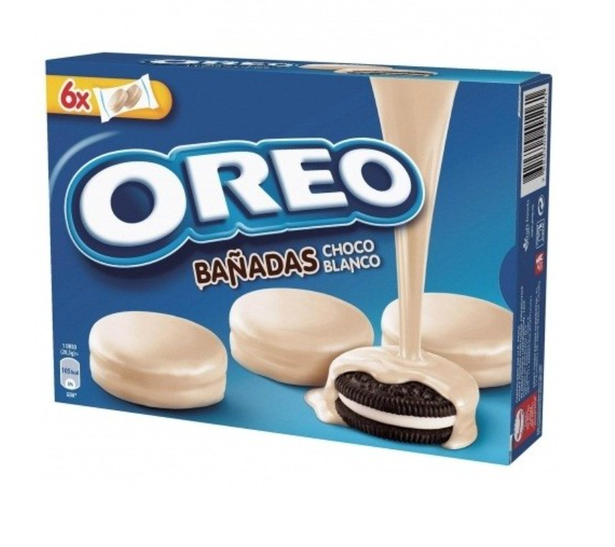 Oreo Bañadas Blanco Biscuits Enrobage Blanc – 246 g