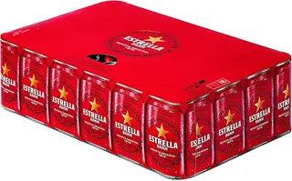 Cerveza Estrella Damm, 33cl (Pack de 24)