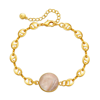 Bracelet Élégance Nacrée Dorée BGN045