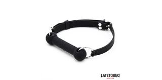 LATETOBED BDSM LINE Silicone Bone Gag, Adjustable