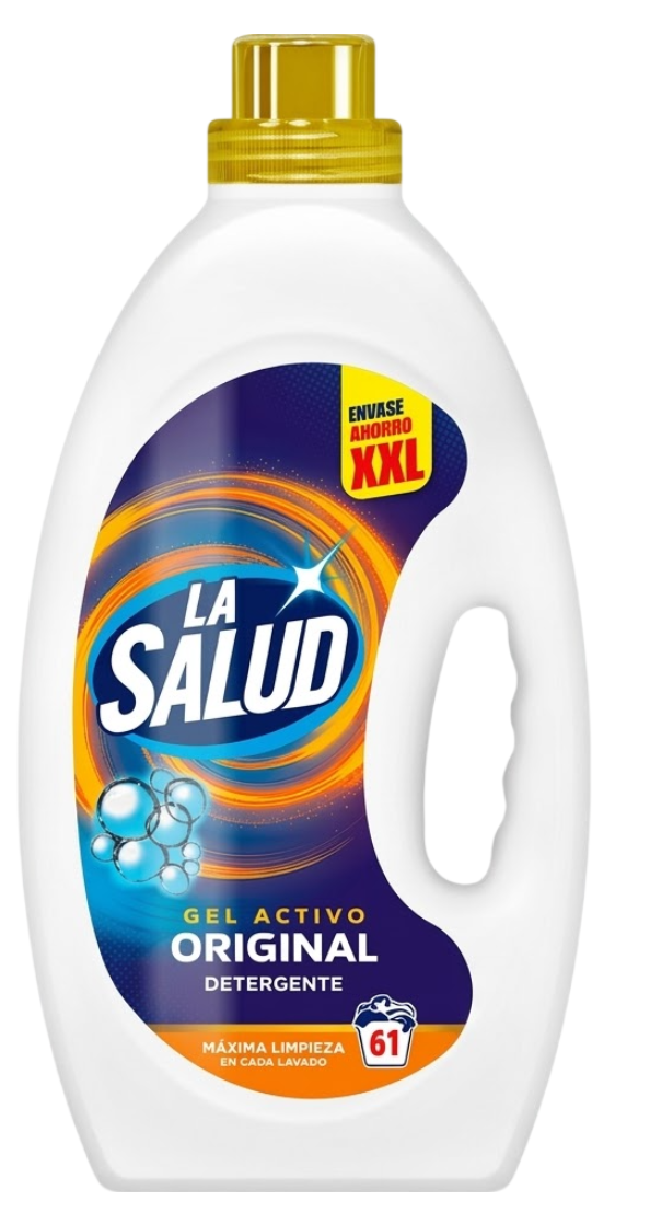 La Salud Lessive Liquide Gel Activo Original – 61 Lavages