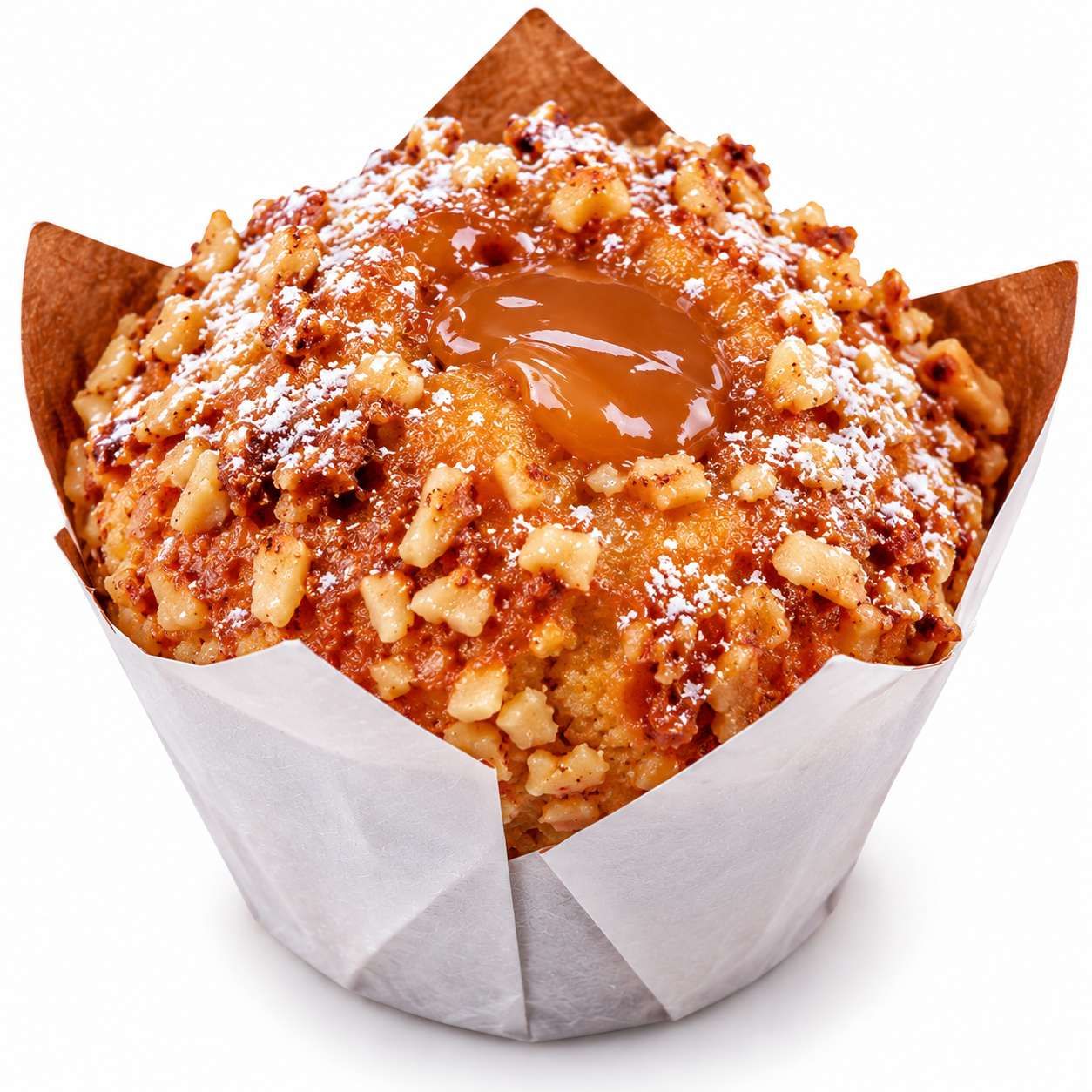 Cake aux Éclats d'Amandes et caramel by Poussin 1 piece
