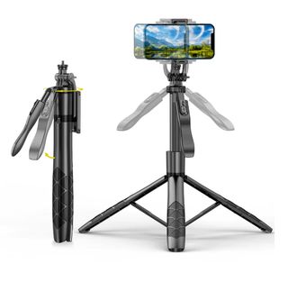 Selfie Sans Fil 3 en 1 avec Trépied et Télécommande Bluetooth–Rotation 360° pour Photos Pro
