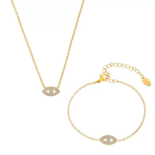 Ensemble de bijoux de luxe plaqué or Idée cadeau EGO057