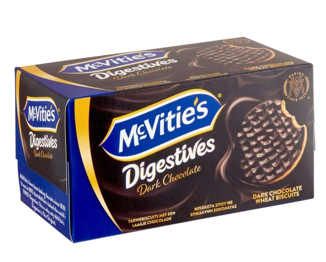 McVitie's Digestive Biscuits Nappés de Chocolat au Lait – 200 g