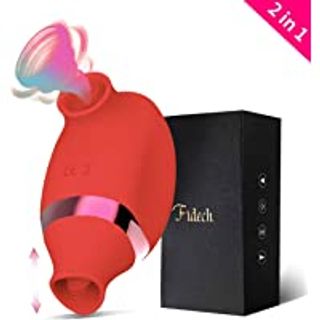 Succionador de Clitoris Portátil Dos en Uno