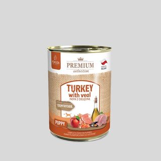 Lata de Comida Cocinada para perro - Carne de Pavo y Ternera 100% natural