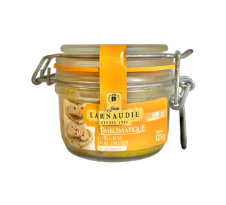 Jean Larnaudie – L’Emblématique Foie Gras d’Oie Entier au Jurançon (125g)