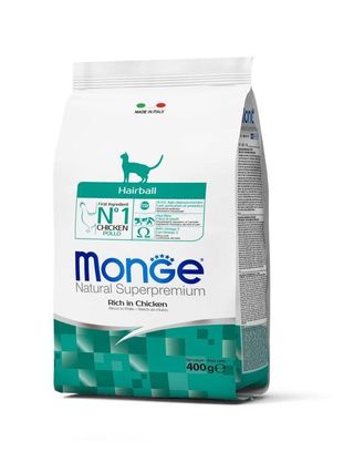 Monge Natural Superpremium Chicken Cat Hairball Food, 400g